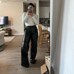 Black Leather Pants